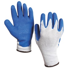 Rubber Palm Gloves - Medium