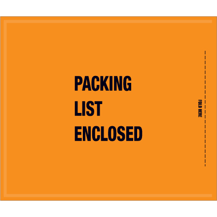 Mil-Spec "Packing List Enclosed" Envelopes