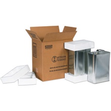 2 - 1 Gallon F-Style Shipper Kit