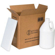 2 - 1 Gallon Plastic Jug Shipper Kit