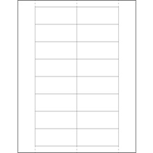 Plastic Label Holder Insert Cards