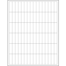 1/ White Rectangle Laser Labels