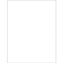 White Rectangle Laser Labels