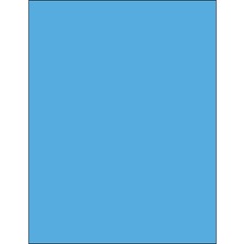 Fluorescent Blue Rectangle Laser Labels