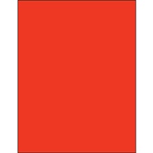 Red Rectangle Laser Labels