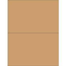 Kraft Blockout Laser Labels