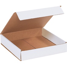 10 x 10 x 2" White Corrugated Mailers