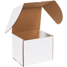 White Outside Tuck Mailers