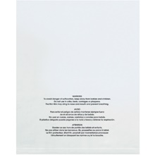 Flat Suffocation Warning Poly Bags (1000/Case)