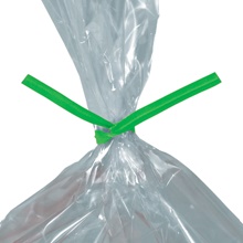 /32" Green Paper Twist Ties (2000/Case)
