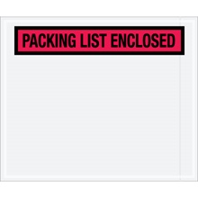 10 X 12" Red "Packing List Enclosed" Envelopes