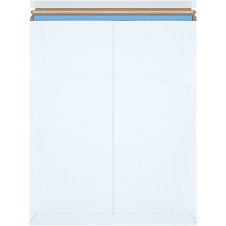 17 x 21" White Self-Seal Stayflats Plus® Mailers