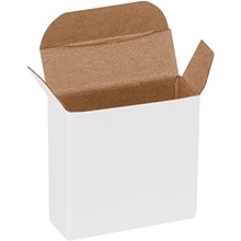 / White Reverse Tuck Folding Cartons