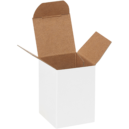 White Reverse Tuck Folding Cartons