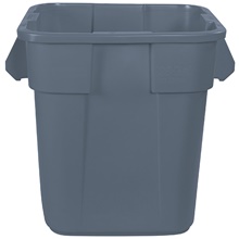 Rubbermaid® Brute® Square Trash Can - 28 Gallon Gray