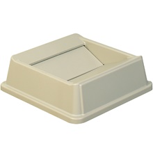 Rubbermaid® Hands-Free Trash Can Lid - 35 Gallon Beige