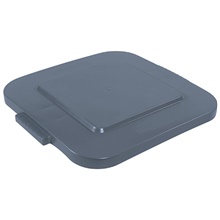 Rubbermaid® Brute® Square Trash Can Flat Lid - 40 Gallon Gray