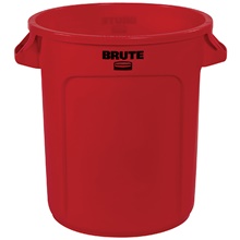 Rubbermaid® Brute® Trash Can - 10 Gallon Red