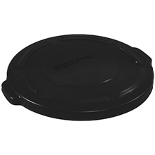 Rubbermaid® Brute® Flat Trash Can Lid - 20 Gallon Black