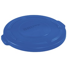Rubbermaid® Brute® Flat Trash Can Lid - 20 Gallon Blue
