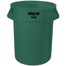 Rubbermaid® Brute® Trash Can - 32 Gallon Green
