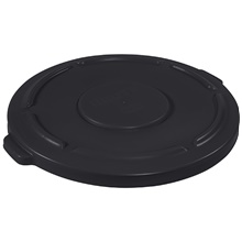 Rubbermaid® Brute® Flat Trash Can Lid - 55 Gallon Black
