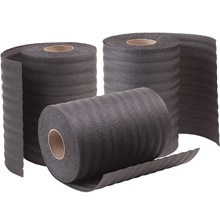 1/8” x 24” x 550’ (3) Black Air Foam Rolls