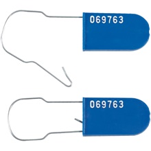 Blue Wire Padlock Seals