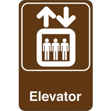 Elevator Facility Sign