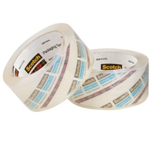 Crystal Clear Scotch® Heavy-Duty Shipping Packaging Tape 3850