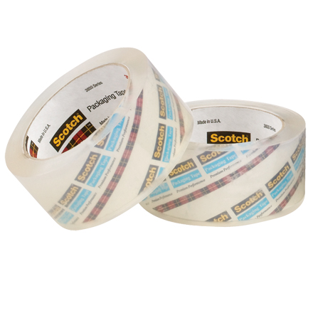 2" x 55 yds. Crystal Clear Scotch® Heavy-Duty Shipping Packaging Tape 3850