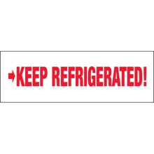 "Keep Refrigerated" Tape Logic® Messaged Carton Sealing Tape