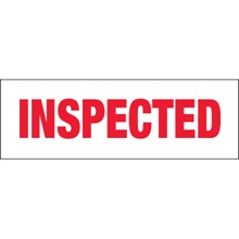 "Inspected" Tape Logic® Messaged Carton Sealing Tape
