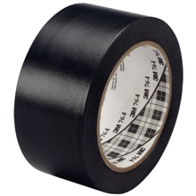 Black (6 Pack) 3M General Purpose Vinyl Tape 764