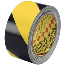 Black/Yellow 3M Safety Stripe Vinyl Tape 5702