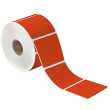 Red Desktop Thermal Transfer Labels
