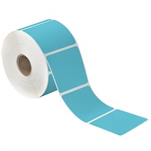 Blue Desktop Thermal Transfer Labels