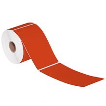 Red Desktop Direct Thermal Label
