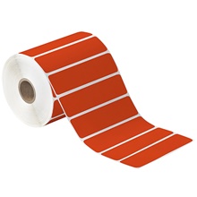Red Desktop Direct Thermal Label