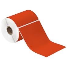 Red Desktop Direct Thermal Label