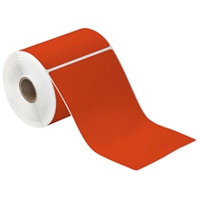 Red Desktop Direct Thermal Label