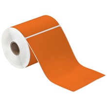 Orange Desktop Direct Thermal Label