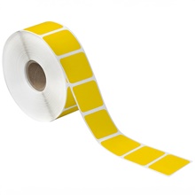 Yellow Desktop Direct Thermal Label