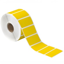 Yellow Desktop Direct Thermal Label