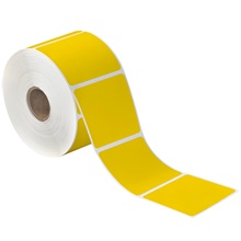 Yellow Desktop Direct Thermal Label
