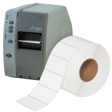 White Thermal Transfer Labels