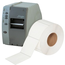 " White Removable Thermal Transfer Labels