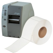 White Removable Thermal Transfer Labels