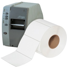 White Thermal Transfer Labels