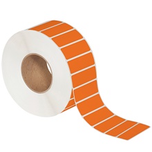 Orange Thermal Transfer Labels